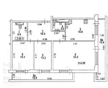 Квартира 130 м², 3-комнатная - изображение 4