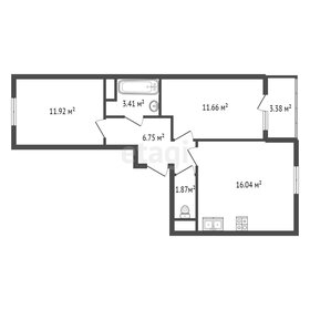 Квартира 51,5 м², 2-комнатная - изображение 3