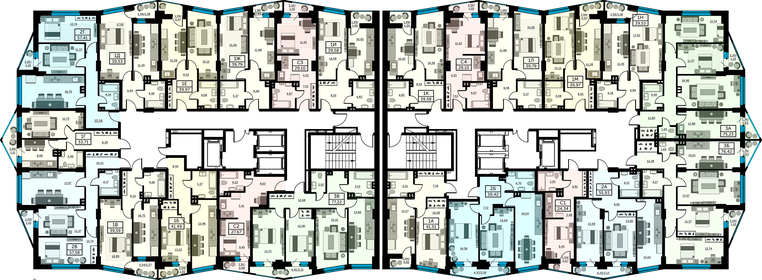 39,4 м², 1-комнатная квартира 7 525 400 ₽ - изображение 23