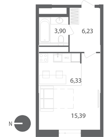 32,2 м², квартира-студия 4 481 360 ₽ - изображение 21