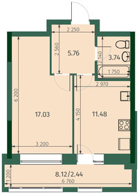 38,3 м², 1-комнатная квартира 8 400 000 ₽ - изображение 43