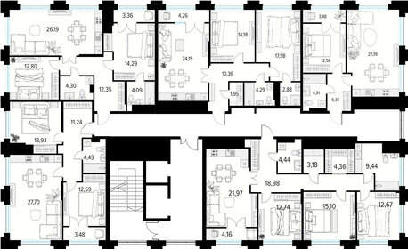 71,6 м², 2-комнатная квартира 13 215 735 ₽ - изображение 67