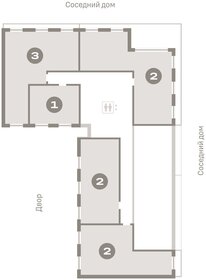 Квартира 56,8 м², 3-комнатная - изображение 2