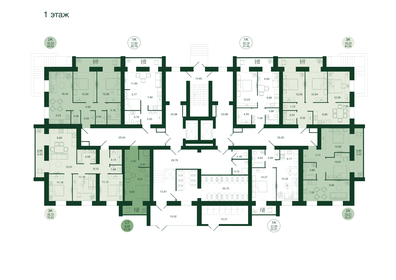 38,3 м², 1-комнатная квартира 3 890 000 ₽ - изображение 39