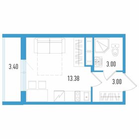 Квартира 20,4 м², студия - изображение 1