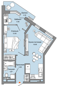 47 м², 2-комнатная квартира 5 740 568 ₽ - изображение 7