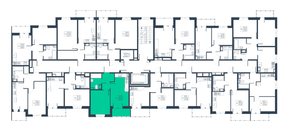 38,1 м², 1-комнатная квартира 5 530 300 ₽ - изображение 87