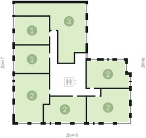54,8 м², 1-комнатная квартира 9 300 000 ₽ - изображение 23