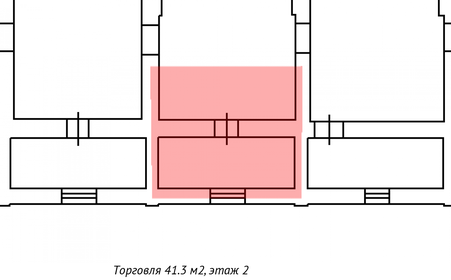 41,3 м², торговое помещение - изображение 4