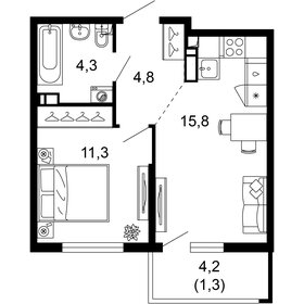 37,9 м², 1-комнатная квартира 15 652 700 ₽ - изображение 70