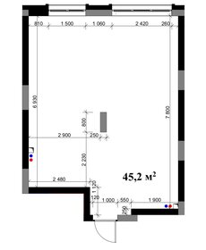 Квартира 45,2 м², студия - изображение 1