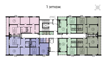 88,1 м², 3-комнатная квартира 13 592 612 ₽ - изображение 43