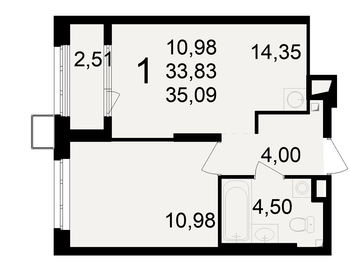42 м², 2-комнатная квартира 3 350 000 ₽ - изображение 66