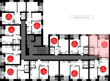 Квартира 39,4 м², 1-комнатная - изображение 2