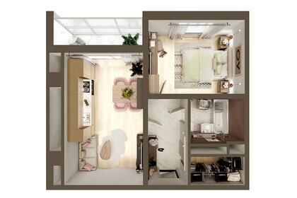 42 м², 2-комнатная квартира 420 000 ₽ - изображение 48