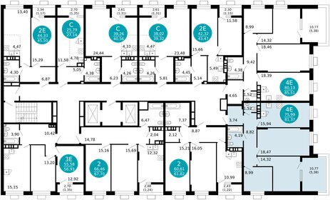 61 м², 3-комнатная квартира 13 900 000 ₽ - изображение 86