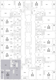 57,1 м², 2-комнатная квартира 13 500 000 ₽ - изображение 66
