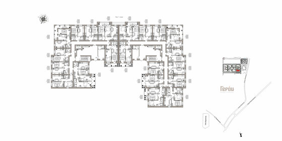 80 м², 3-комнатная квартира 9 100 000 ₽ - изображение 88