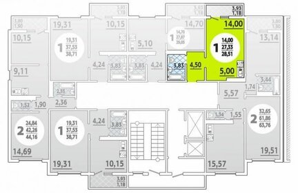 Квартира 29 м², студия - изображение 5