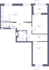 85,6 м², 3-комнатная квартира 15 000 000 ₽ - изображение 49