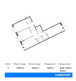 98,5 м², квартира-студия 19 700 000 ₽ - изображение 74