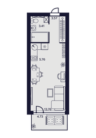 31,4 м², 1-комнатные апартаменты 7 018 319 ₽ - изображение 7