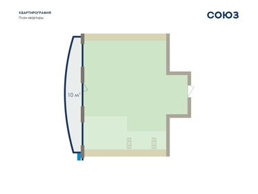 Квартира 68,8 м², 2-комнатная - изображение 1