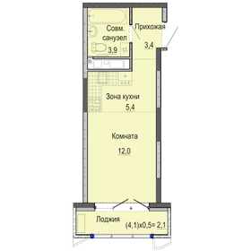 26,8 м², квартира-студия 2 975 000 ₽ - изображение 17