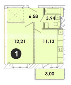 37,8 м², 1-комнатная квартира 4 610 465 ₽ - изображение 10