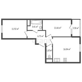 Квартира 51,5 м², 2-комнатная - изображение 4