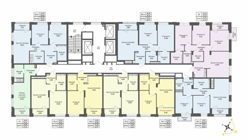 44,3 м², 1-комнатная квартира 8 870 000 ₽ - изображение 47