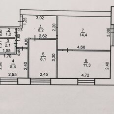 Квартира 50 м², 3-комнатная - изображение 1