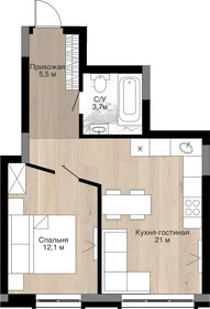 70,2 м², квартира-студия 8 424 000 ₽ - изображение 87