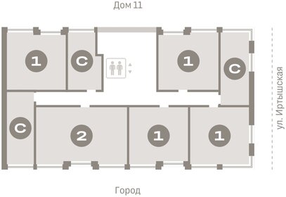 27 м², апартаменты-студия 3 900 000 ₽ - изображение 106