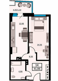 42,3 м², 1-комнатная квартира 5 546 540 ₽ - изображение 22