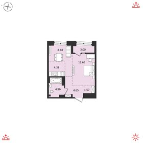 25,2 м², квартира-студия 4 494 000 ₽ - изображение 42