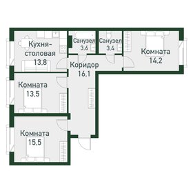93,6 м², 3-комнатная квартира 8 985 600 ₽ - изображение 24
