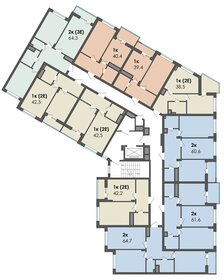 61,6 м², 2-комнатная квартира 7 514 584 ₽ - изображение 64