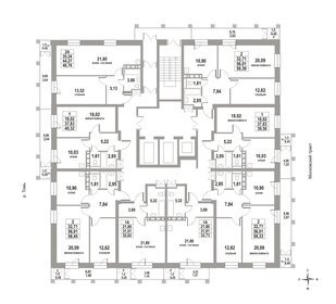 52,6 м², 2-комнатная квартира 4 000 000 ₽ - изображение 63