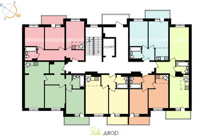 Квартира 62 м², 3-комнатная - изображение 2