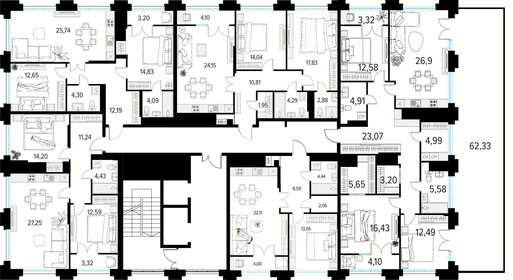 76,2 м², 2-комнатная квартира 12 846 440 ₽ - изображение 25