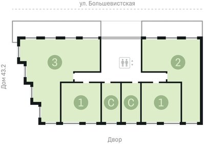 Квартира 144 м², 3-комнатная - изображение 2