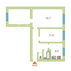 64 м², 2-комнатная квартира 5 800 000 ₽ - изображение 44