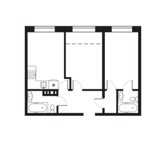 58,7 м², 3-комнатная квартира 8 500 000 ₽ - изображение 72