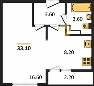 36 м², 1-комнатная квартира 3 500 000 ₽ - изображение 49
