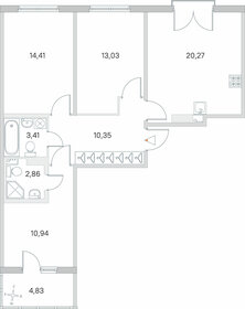 78 м², 3-комнатная квартира 15 477 500 ₽ - изображение 21