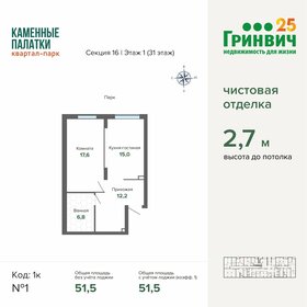 48 м², 1-комнатная квартира 7 120 575 ₽ - изображение 29