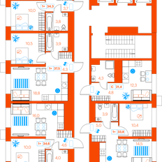 Квартира 65,2 м², 2-комнатная - изображение 2