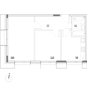 45,5 м², 2-комнатная квартира 6 470 000 ₽ - изображение 89
