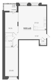 100,7 м², 2-комнатная квартира 24 277 772 ₽ - изображение 44